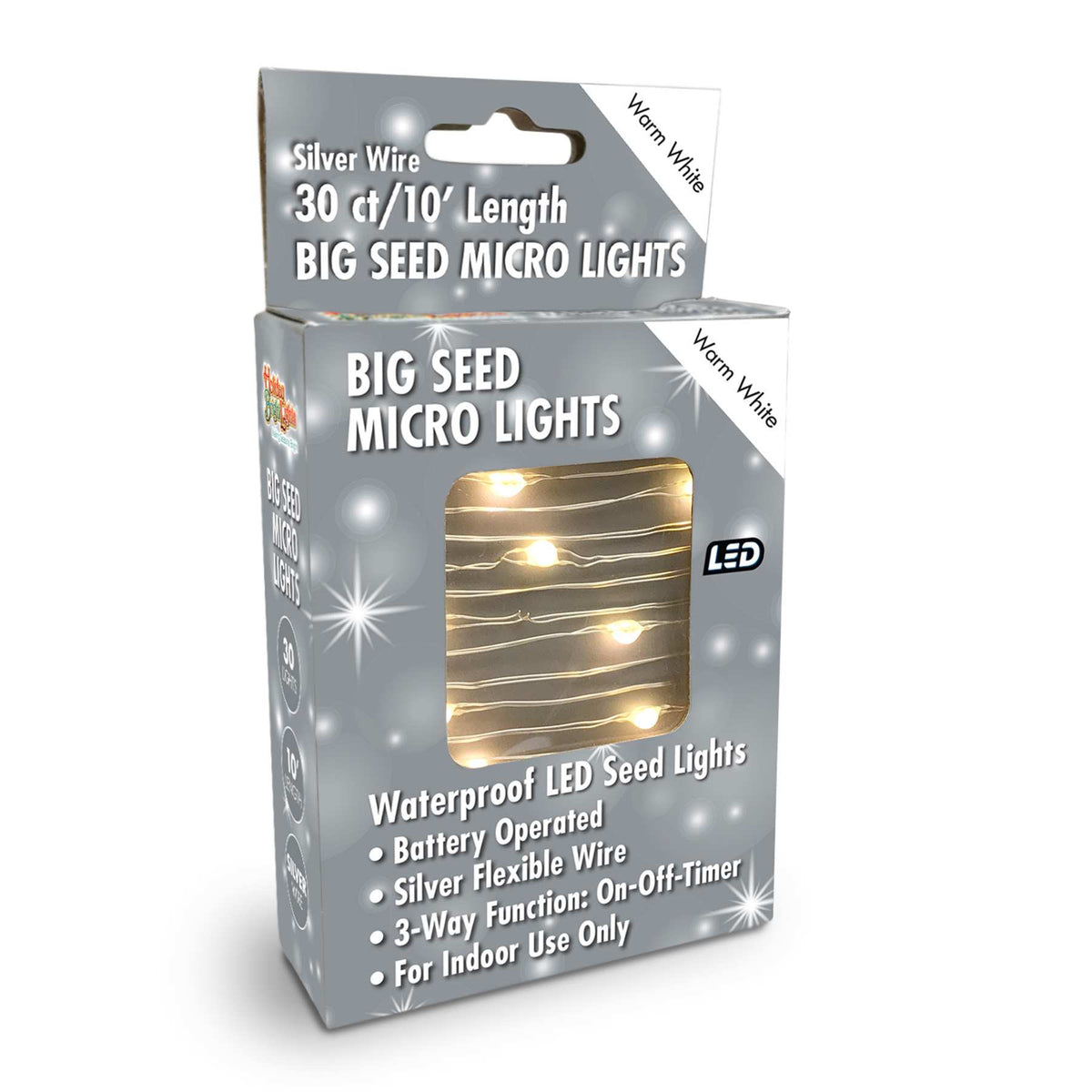 Big Seed 30L Battery Operated Lights (Retail Box)