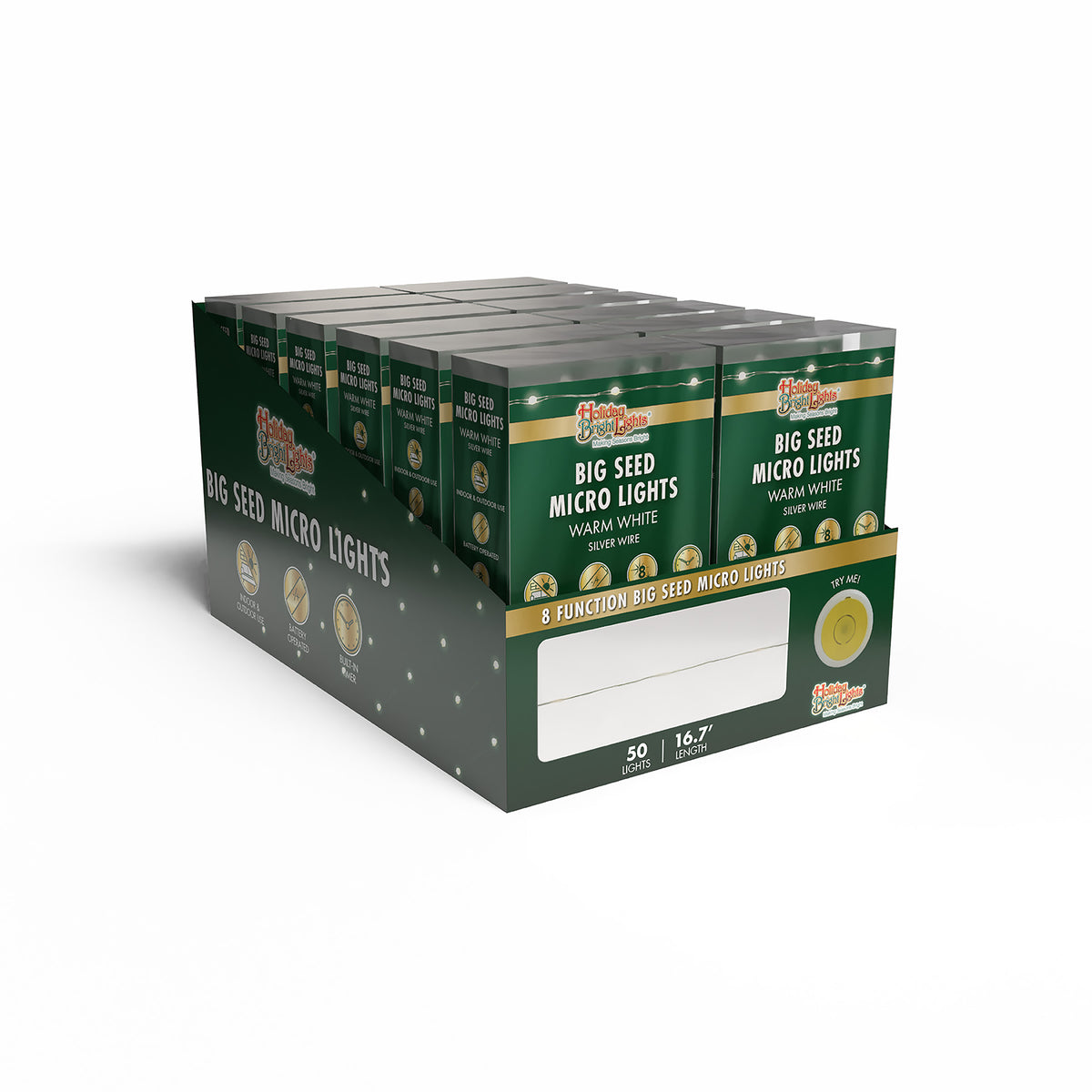 Big Seed 50L Battery Operated Lights (Retail Box)
