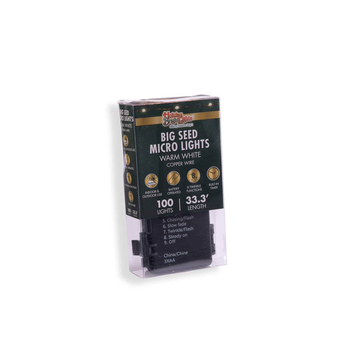 Big Seed 100L Battery Operated Lights (Retail Box)