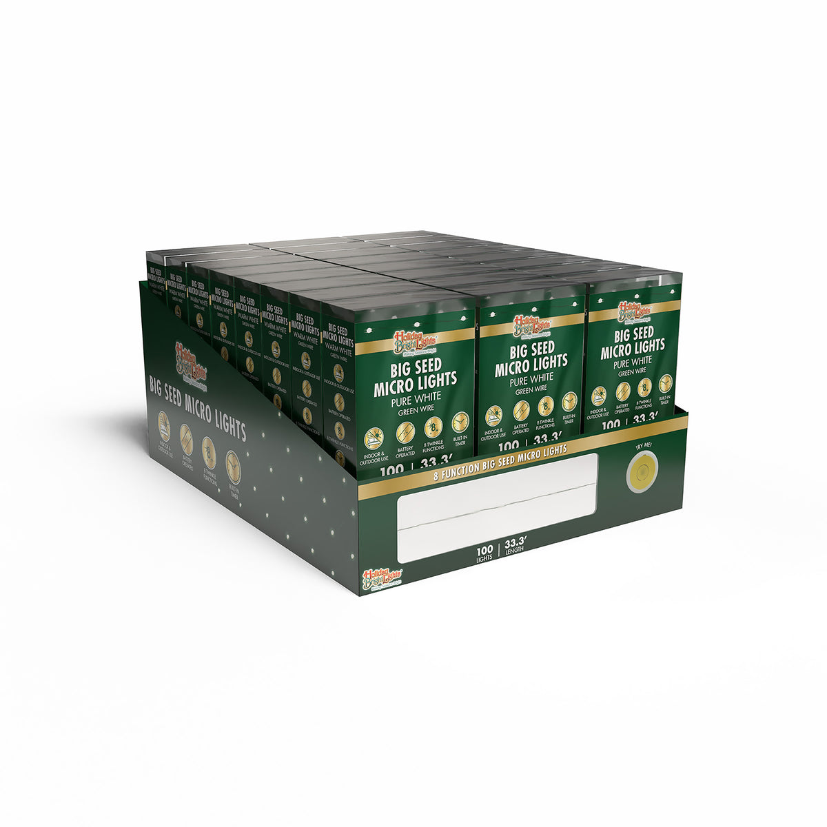Big Seed 100L Battery Operated Lights (Retail Box)