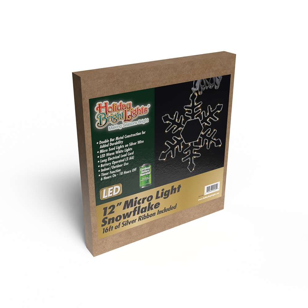12" Micro Seed Snowflake (Retail Box)
