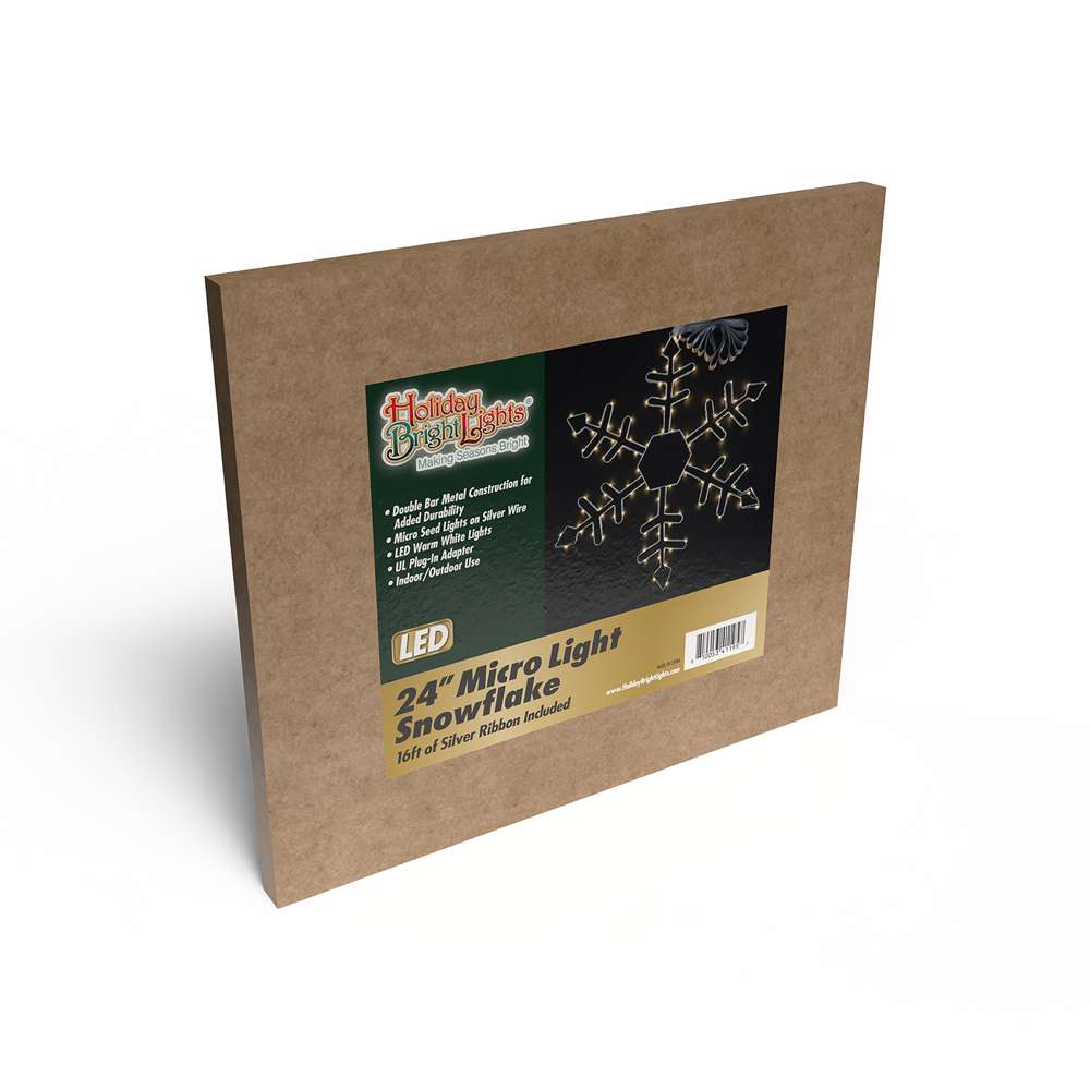 24" Micro Seed Snowflake (Retail Box)