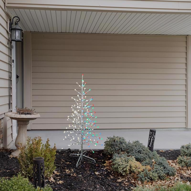 4ft Twinkle Birch Tree (White Wrap)