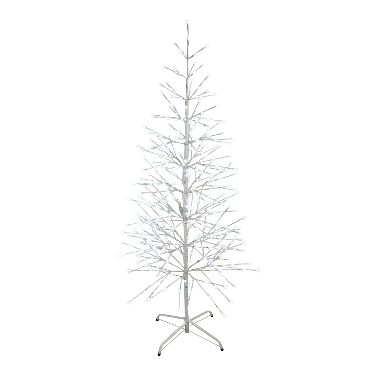 5.5ft Twinkle Birch Tree (White Wrap)