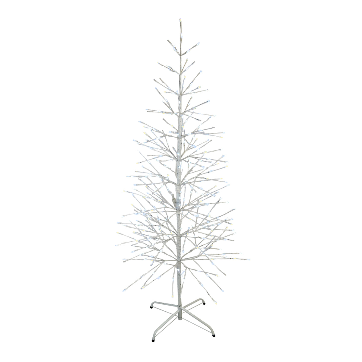 5.5ft Twinkle Birch Tree (White Wrap)