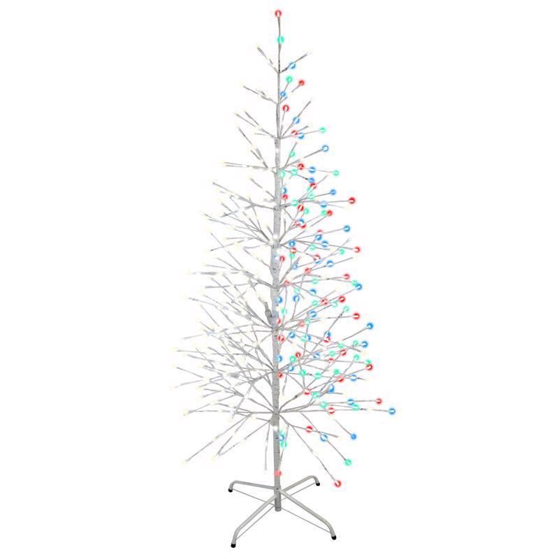 5.5ft Twinkle Birch Tree (White Wrap)