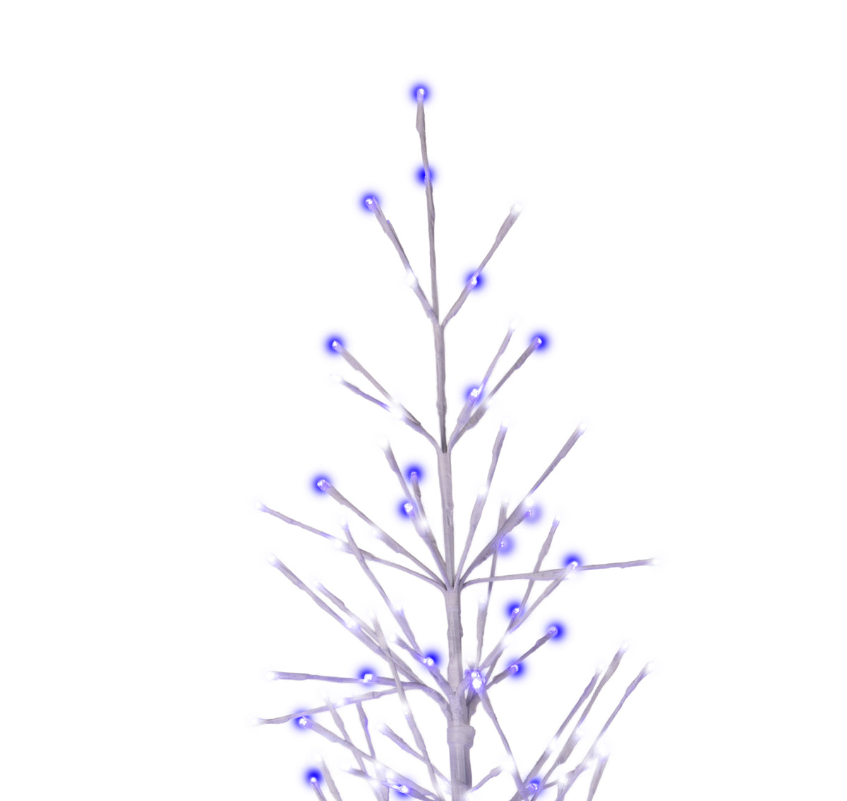 5.5ft Double Twinkle Birch Tree w/ White Wrap (Retail Box)