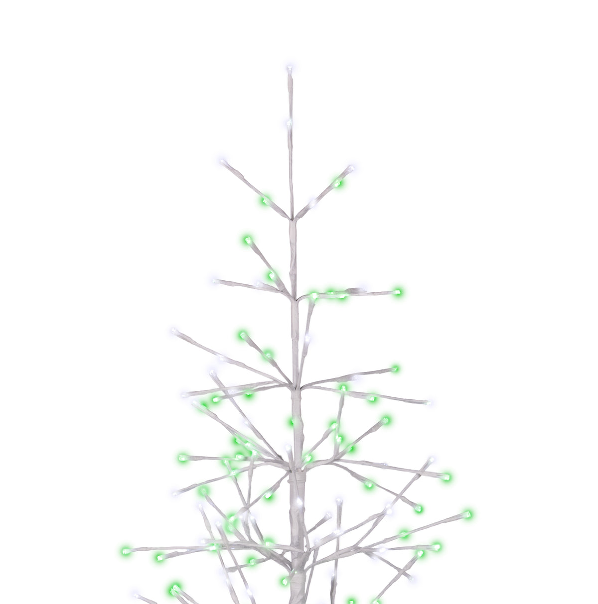 5.5ft Double Twinkle Birch Tree w/ White Wrap (Retail Box)