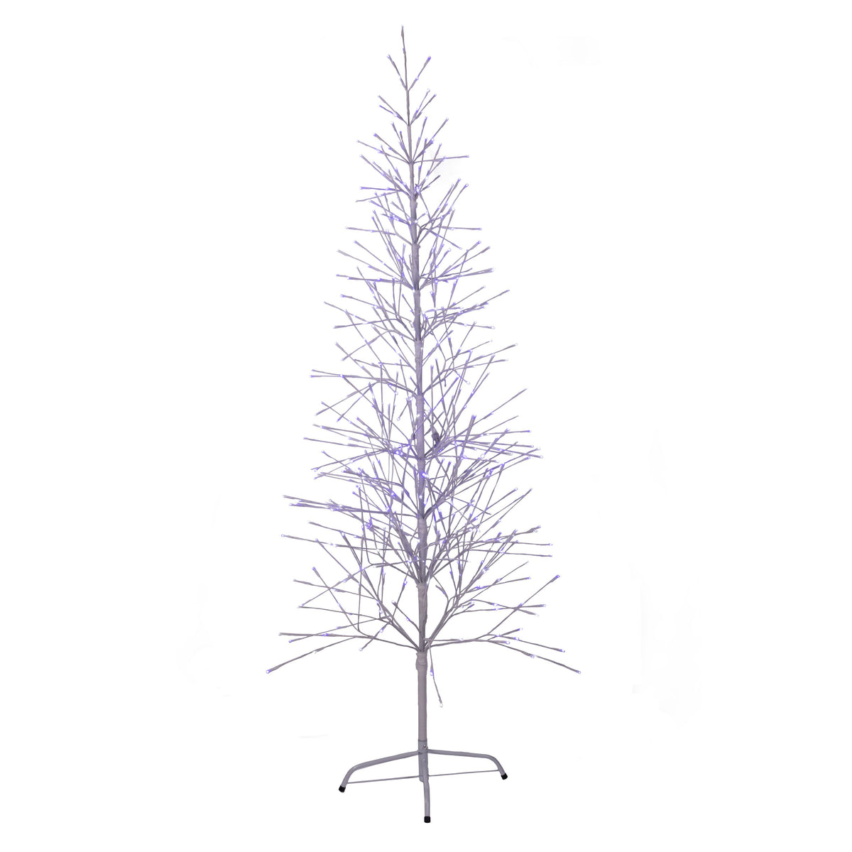 6.5ft Double Twinkle Birch Tree w/ White Wrap (Retail Box)