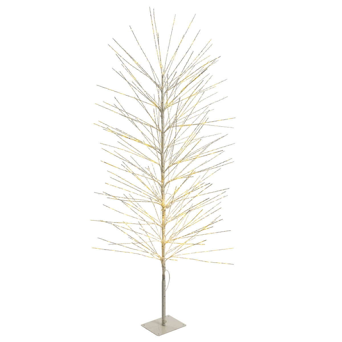 6ft High Density Birch Tree (White Wrap)