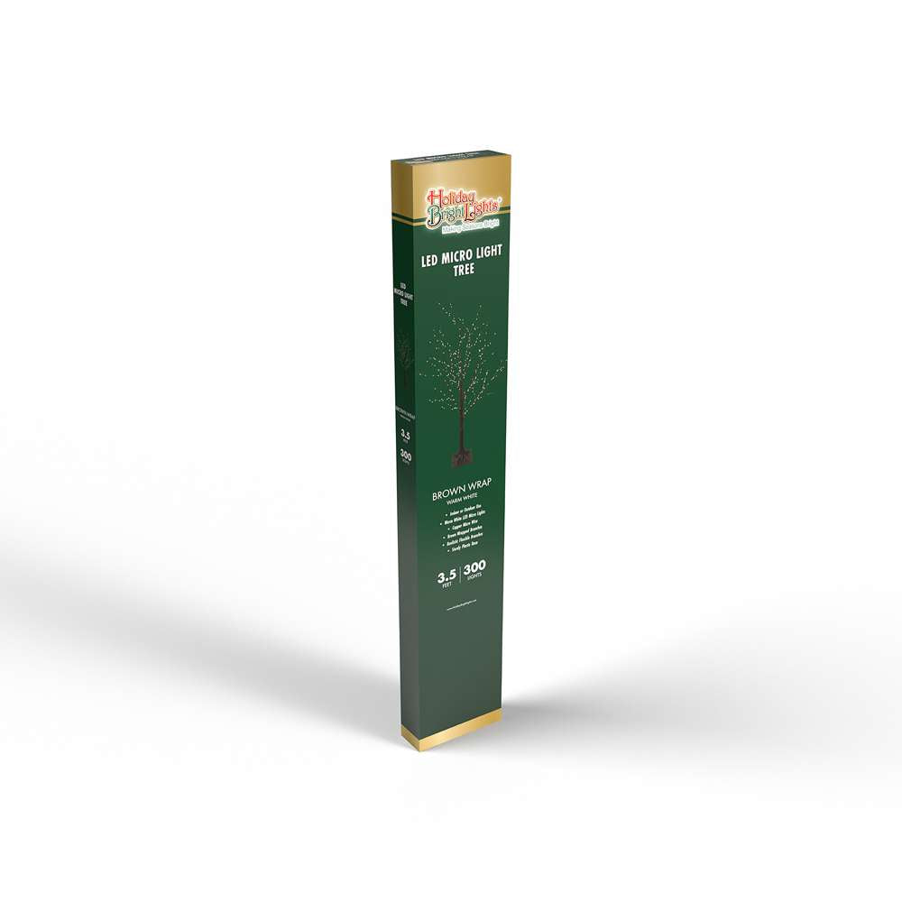 3.5ft Micro Seed Light Trees (Retail Box)