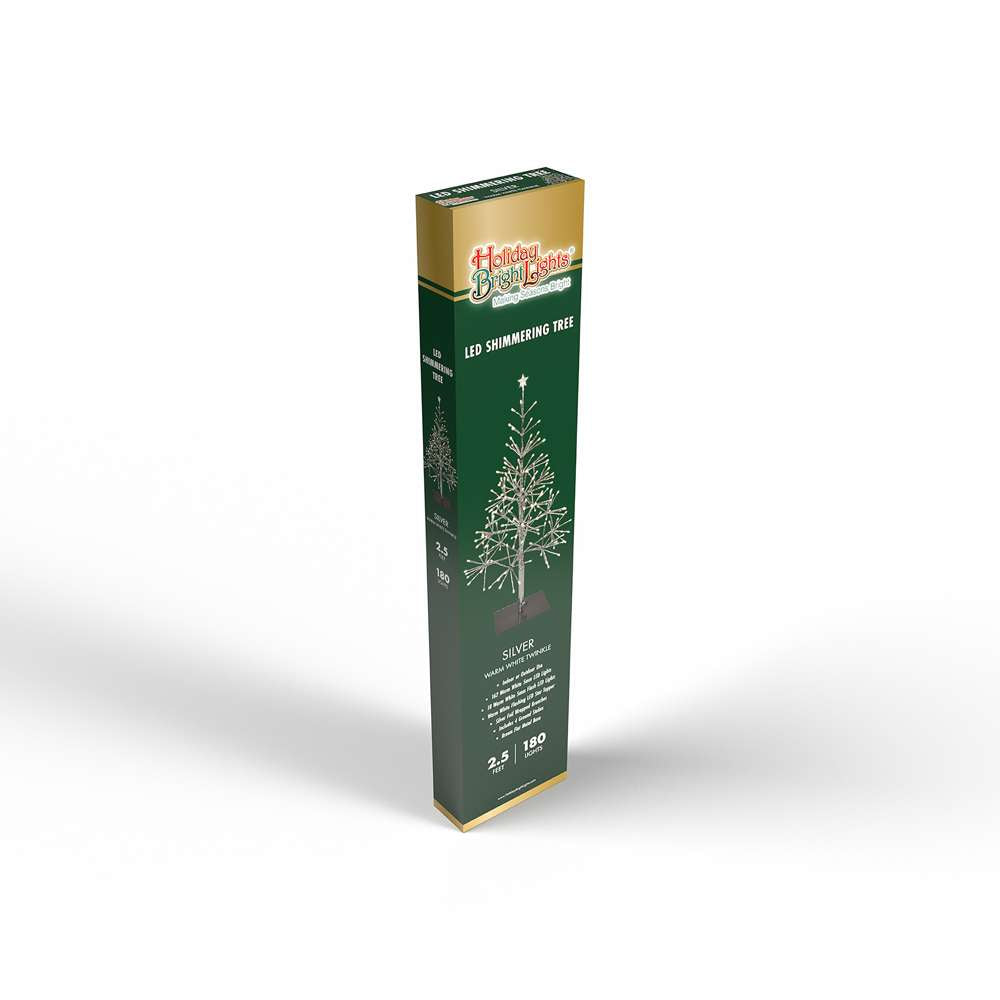 2.5ft Shimmering Trees (Retail Box)