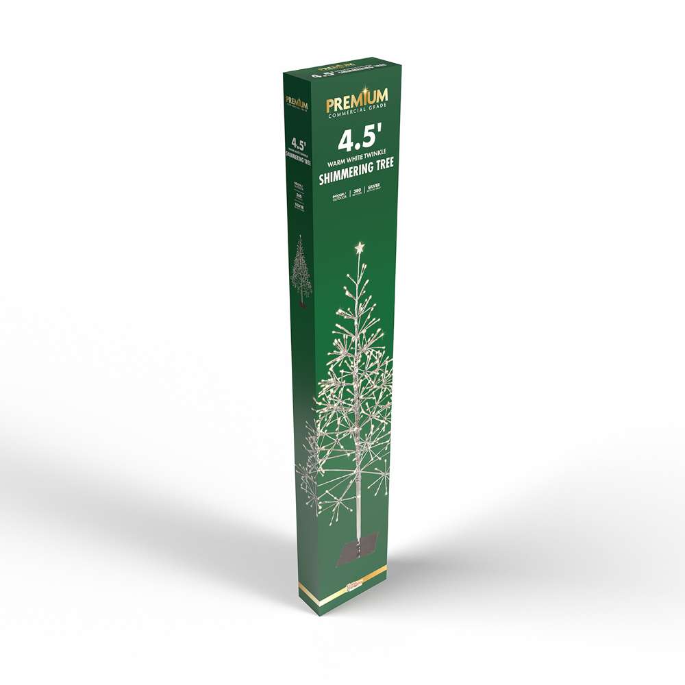 4.5ft Shimmering Trees (Retail Box)