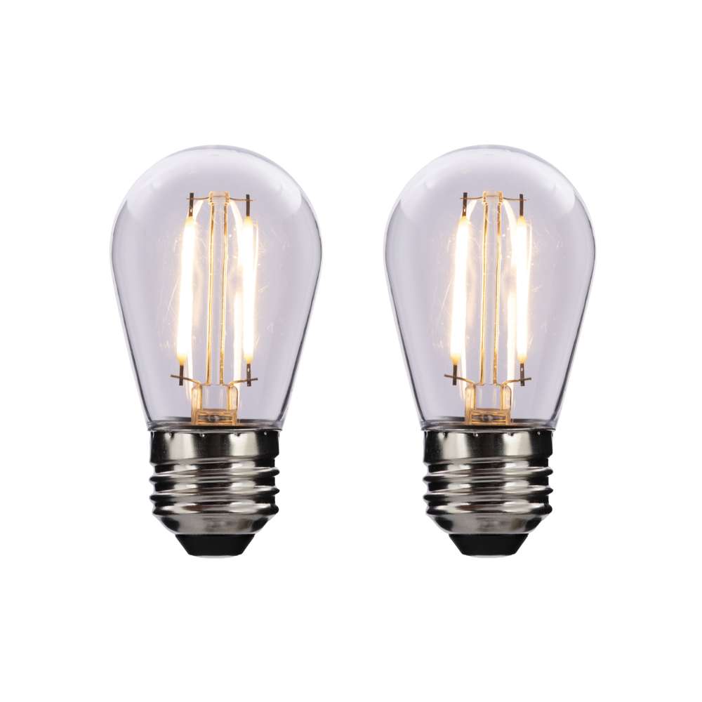 S14 Double Filament Replacement Bulbs (Retail Box)