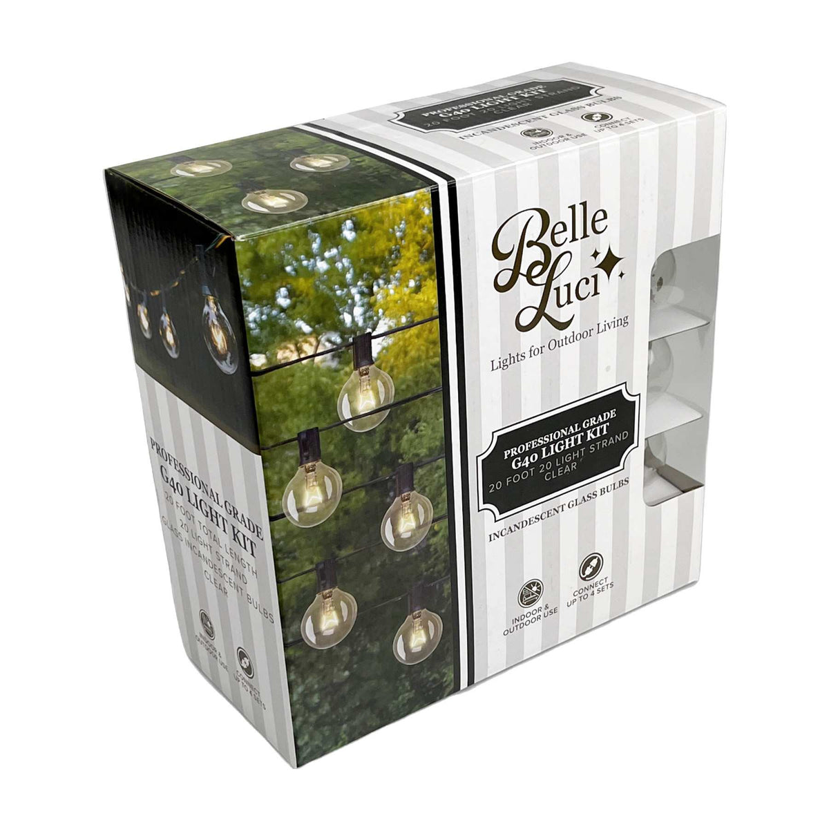 G40 20L Incandescent Belle Luci Lights (Retail Box)