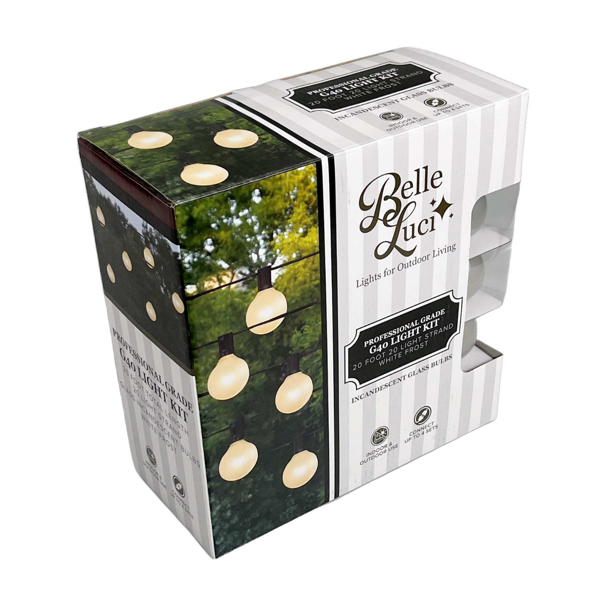 G40 20L Incandescent Belle Luci Lights (Retail Box)