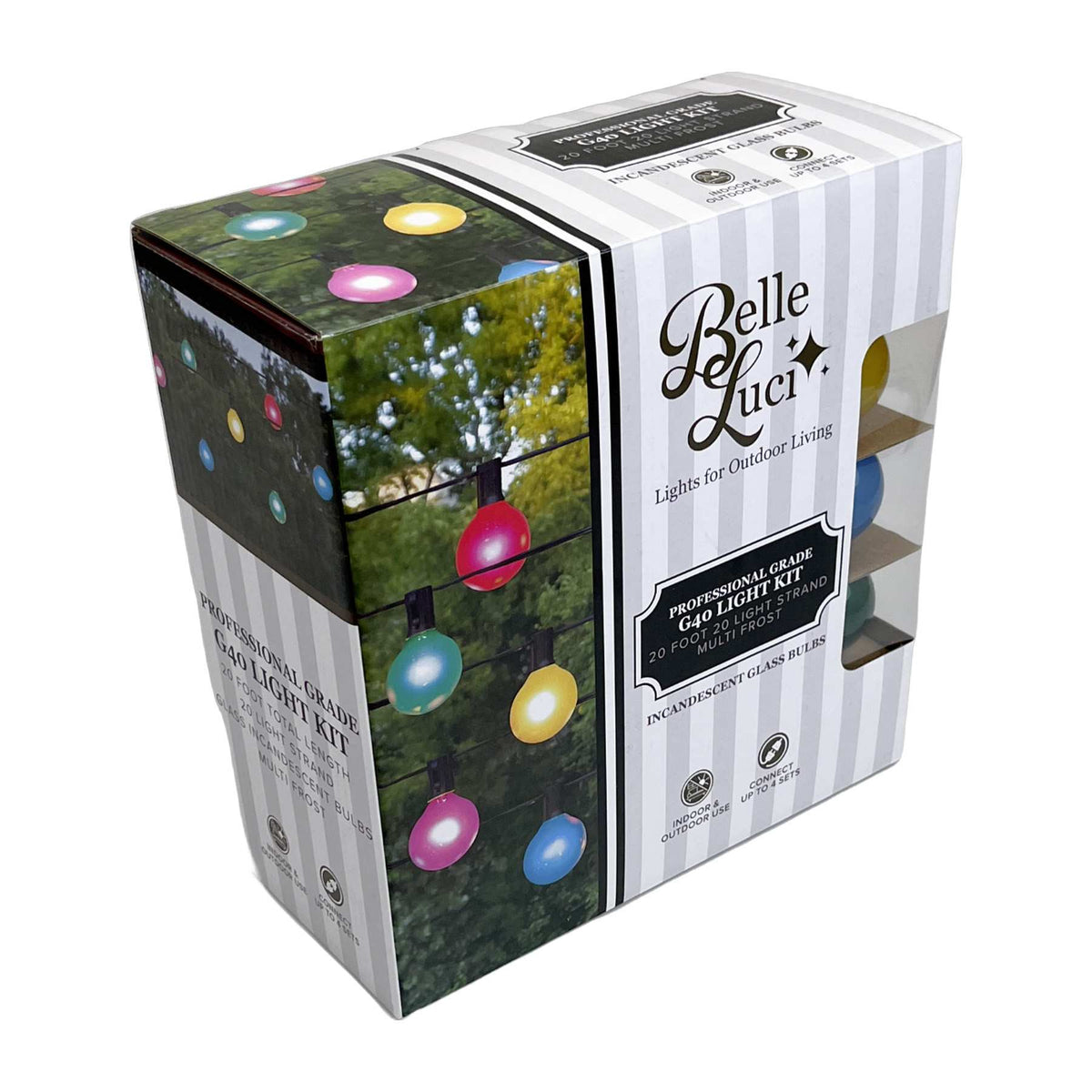 G40 20L Incandescent Belle Luci Lights (Retail Box)