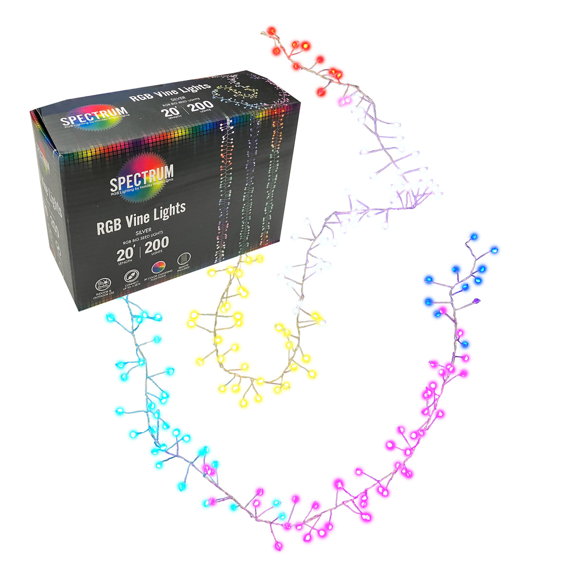 Big Seed 180L Garland Cluster Lights (Retail Box)