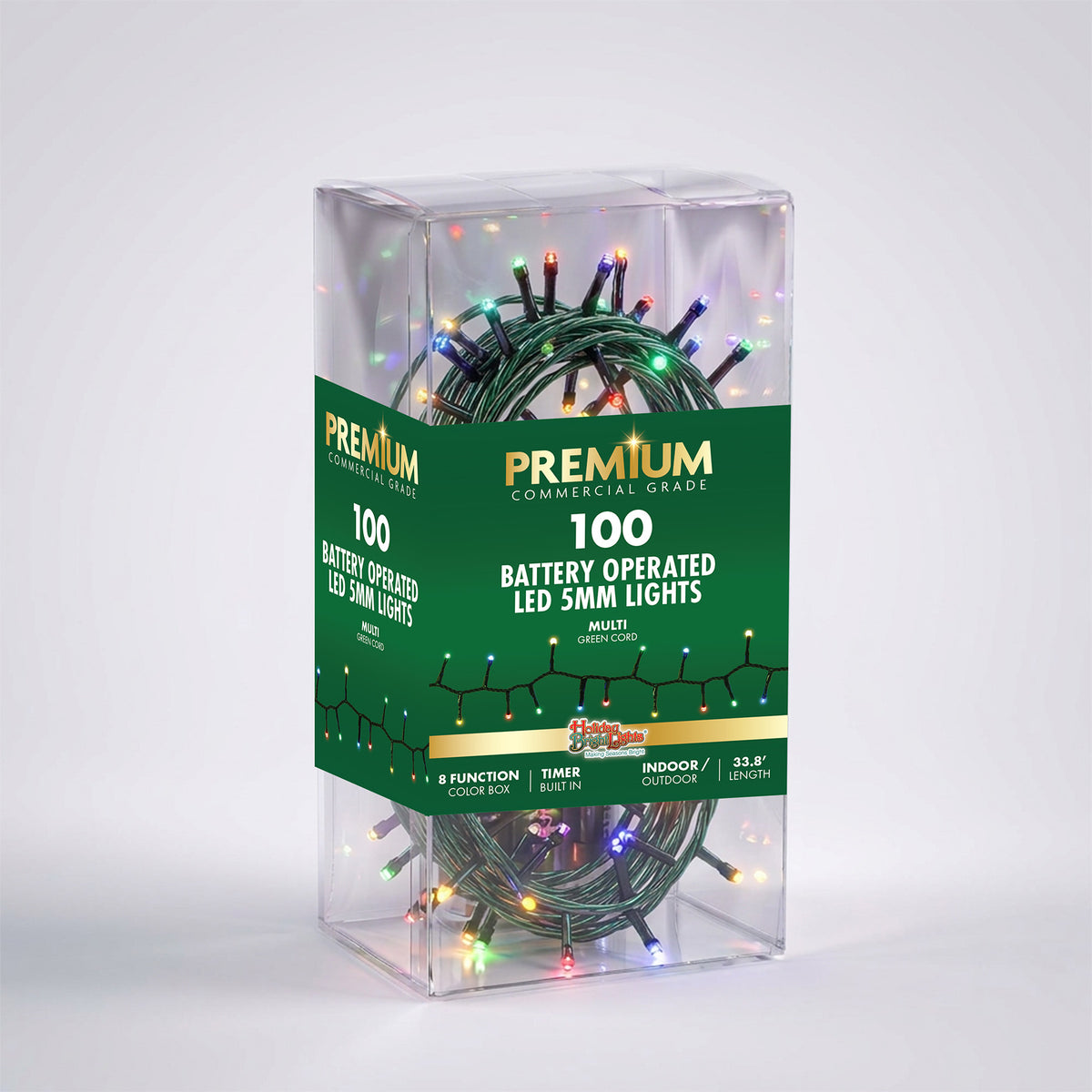 3MM Rice 100L Battery Operated Straight Lights (Retail Box)