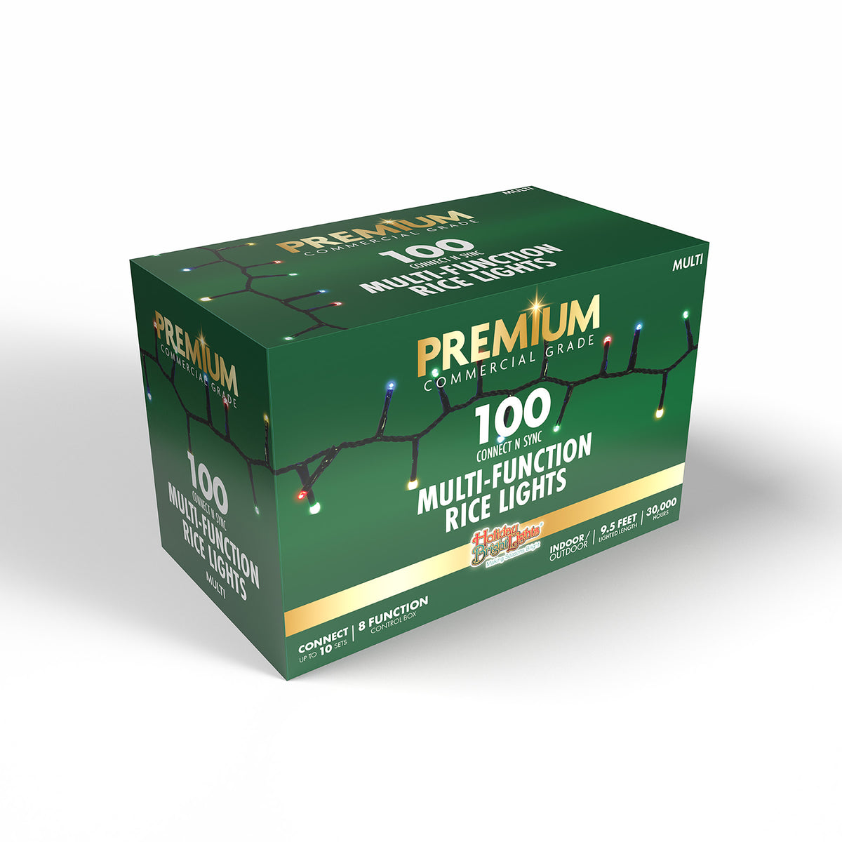 3MM Rice 100L Connectable Straight Lights (Retail Box)