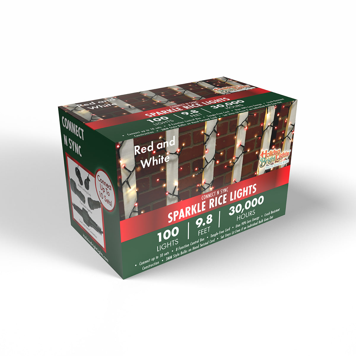 3MM Rice 100L Connectable Straight Lights (Retail Box)