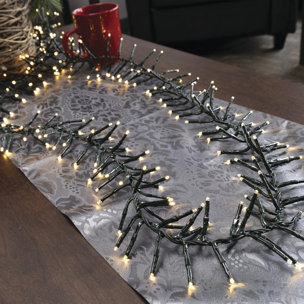 3MM Rice 1500L Connectable Garland Cluster Lights (Reel)