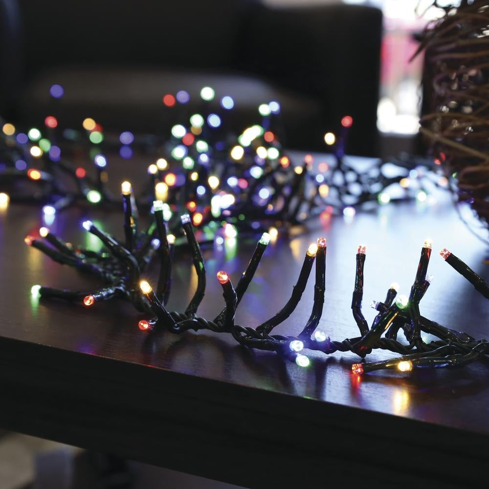 3MM Rice 250L Connectable Garland Cluster Lights (Reel)