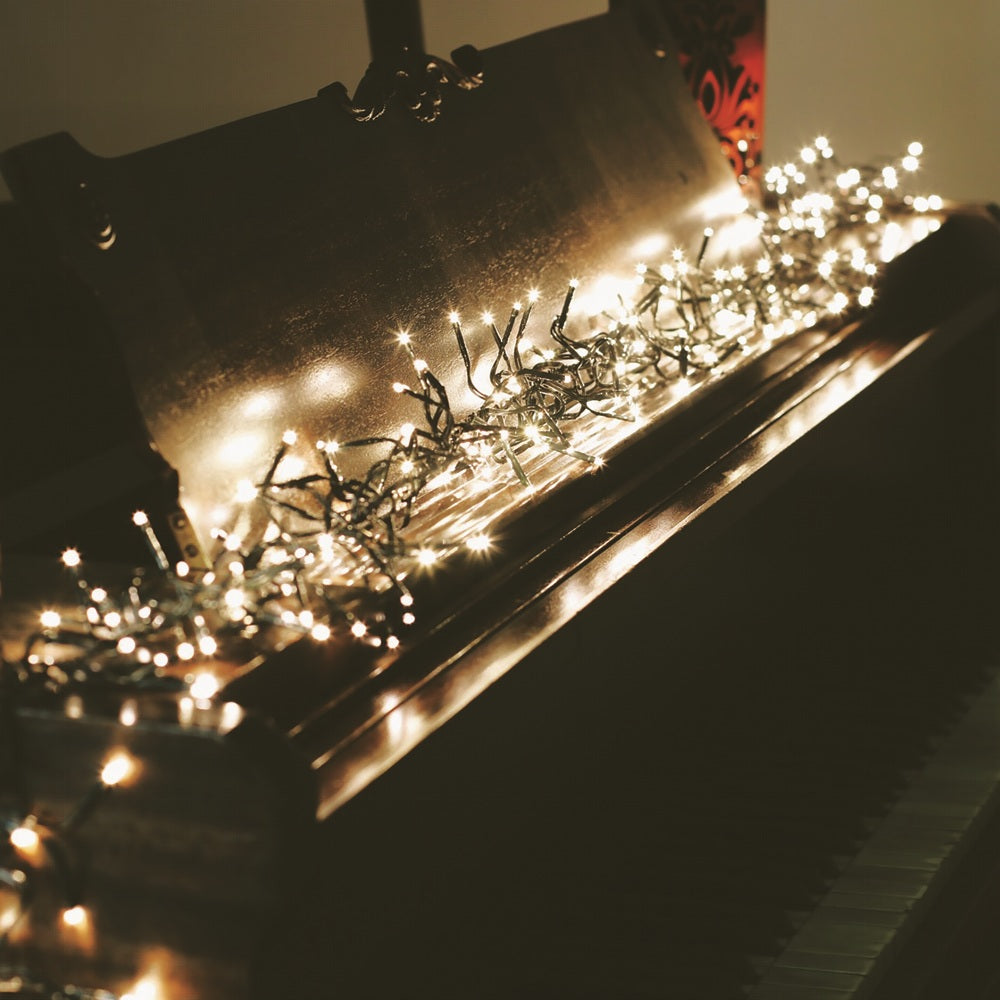 3MM Rice 250L Connectable Garland Cluster Lights (Reel)