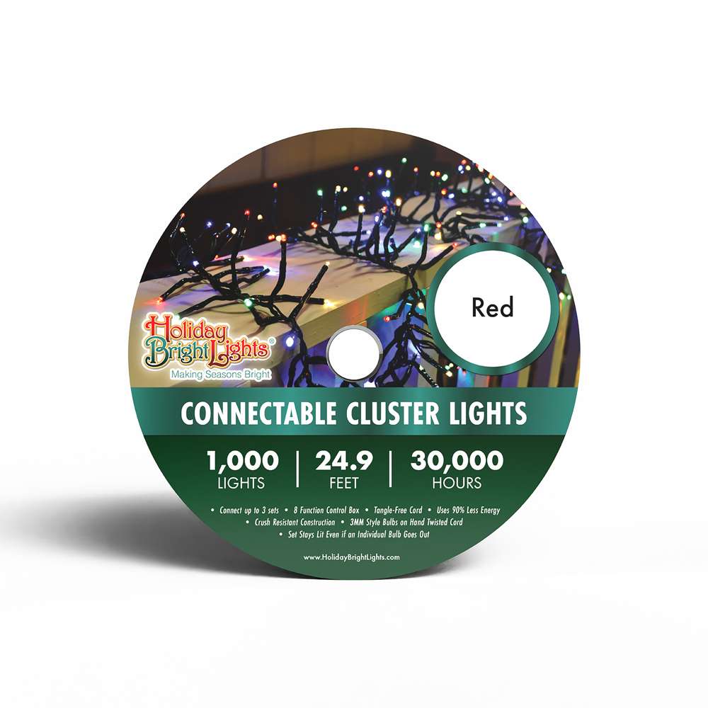 3MM Rice 1000L Connectable Garland Cluster Lights (Retail Box)