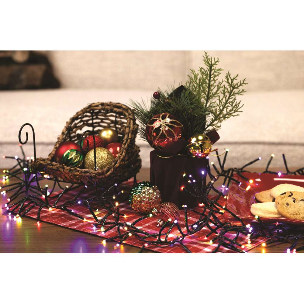 3MM Rice 500L Connect-N-Sync Garland Cluster Lights (Reel)