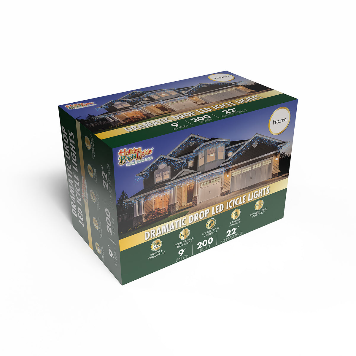 3MM Rice 200L Icicle Lights (Retail Box)