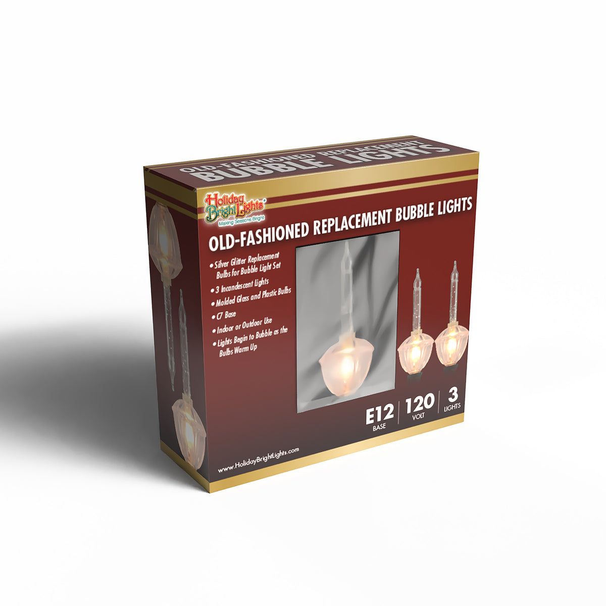 Bubble Light Replacement Bulbs - 3/PK (Retail Box)