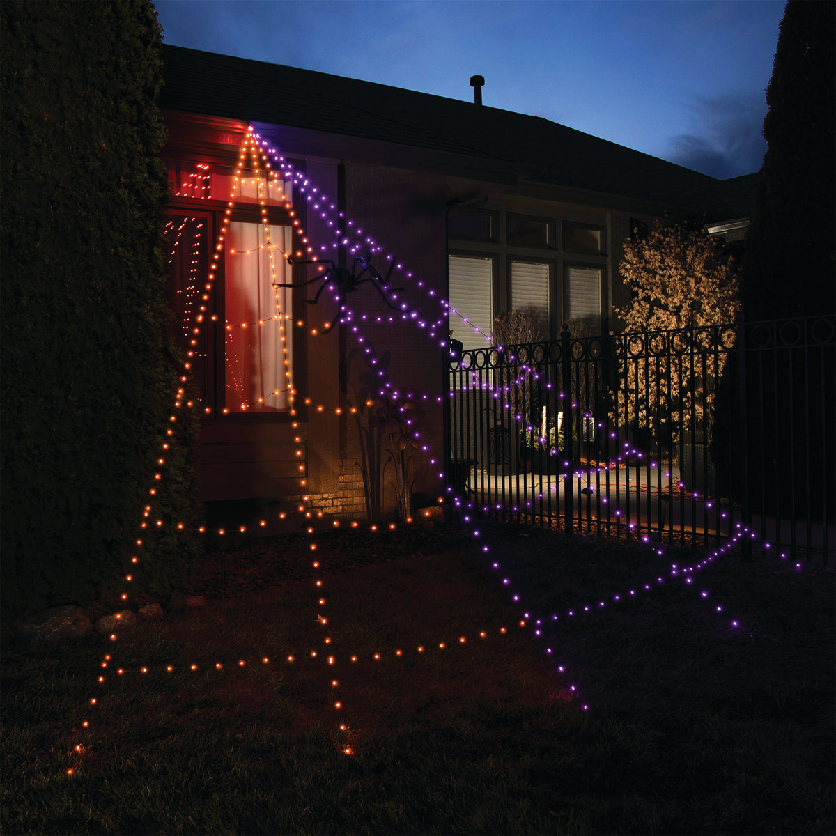 16ft Giant Web w/ Unlit Spider (Retail Box)