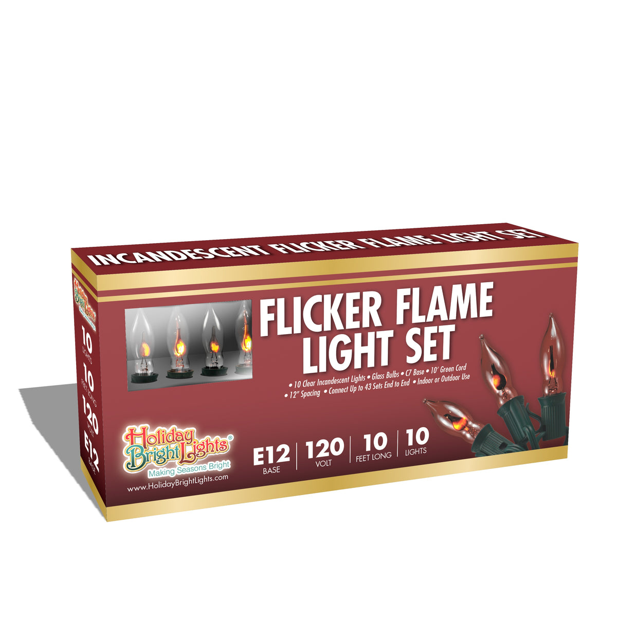 C7 10L Flame Lights (Retail Box)
