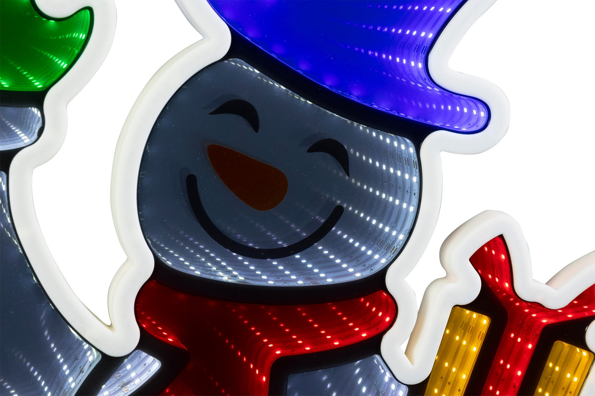 Snowman Infinity Lights