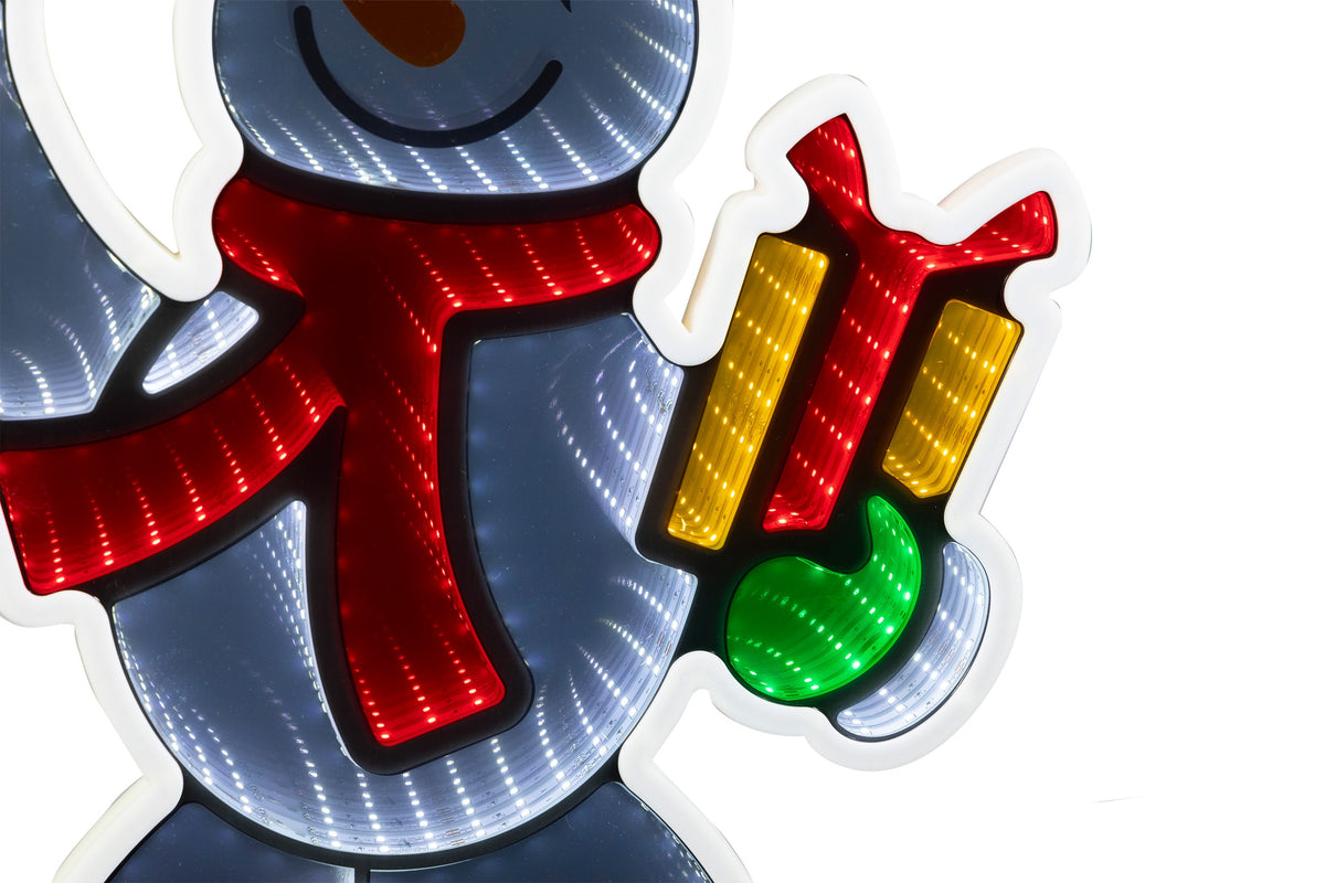 Snowman Infinity Lights