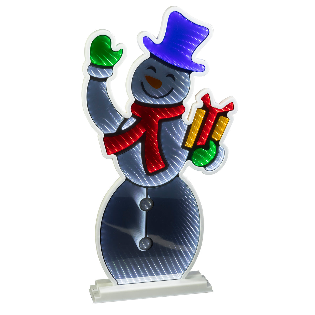 Snowman Infinity Lights