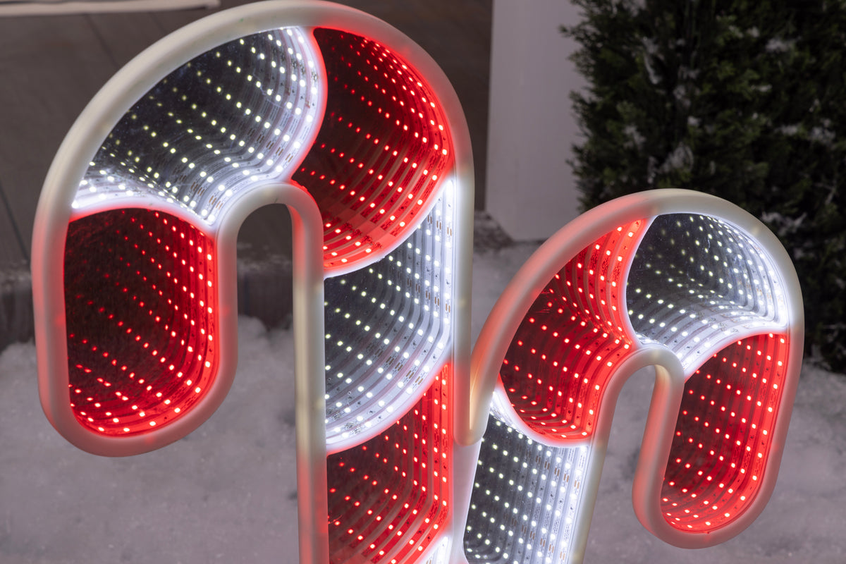 Candy Cane Infinity Lights