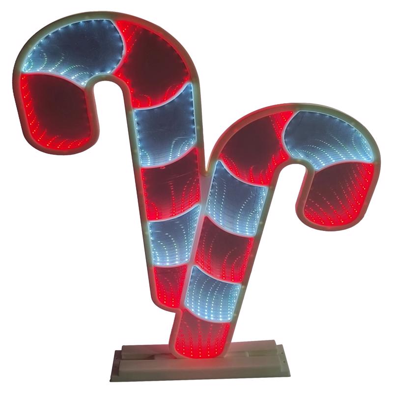 Candy Cane Infinity Lights