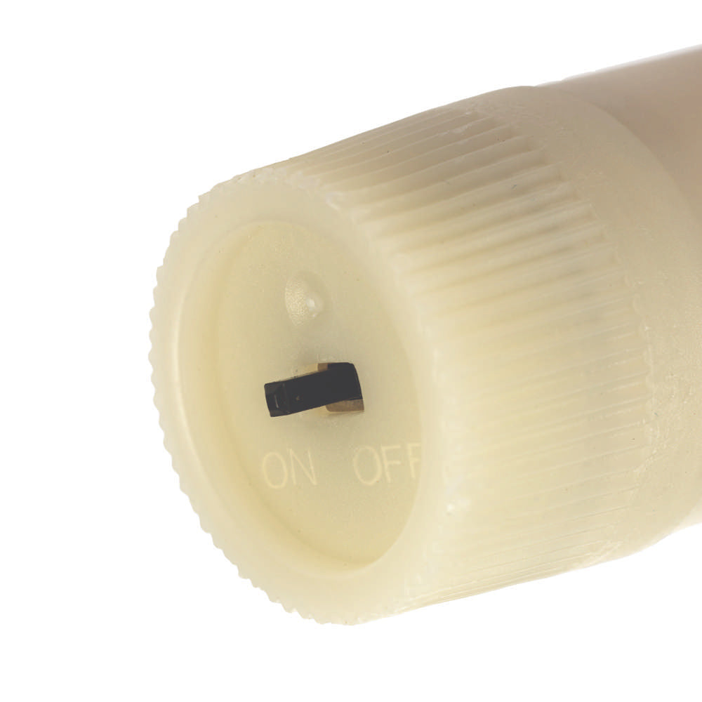 11.4" Battery Operated Taper Candle w/ Holder and Suction Cup (Retail Box)