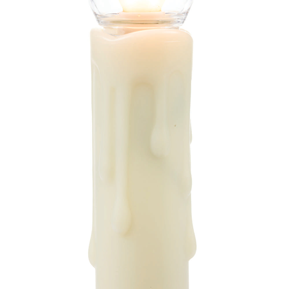 11.4" Battery Operated Taper Candle w/ Holder and Suction Cup - Set of 4 (Retail Box)