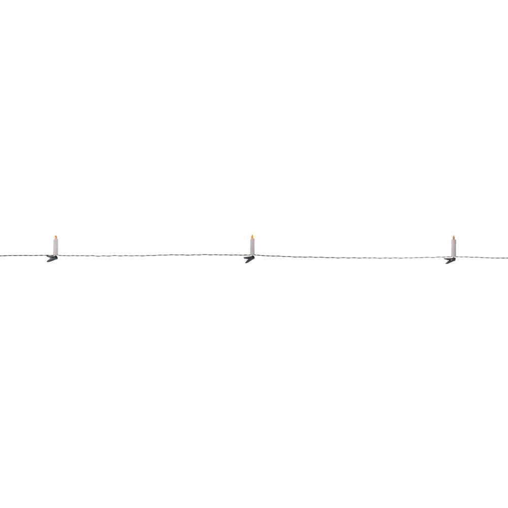 Battery Operated Cream Drip Taper Candle w/ Holder and Suction Cup (Retail Box)