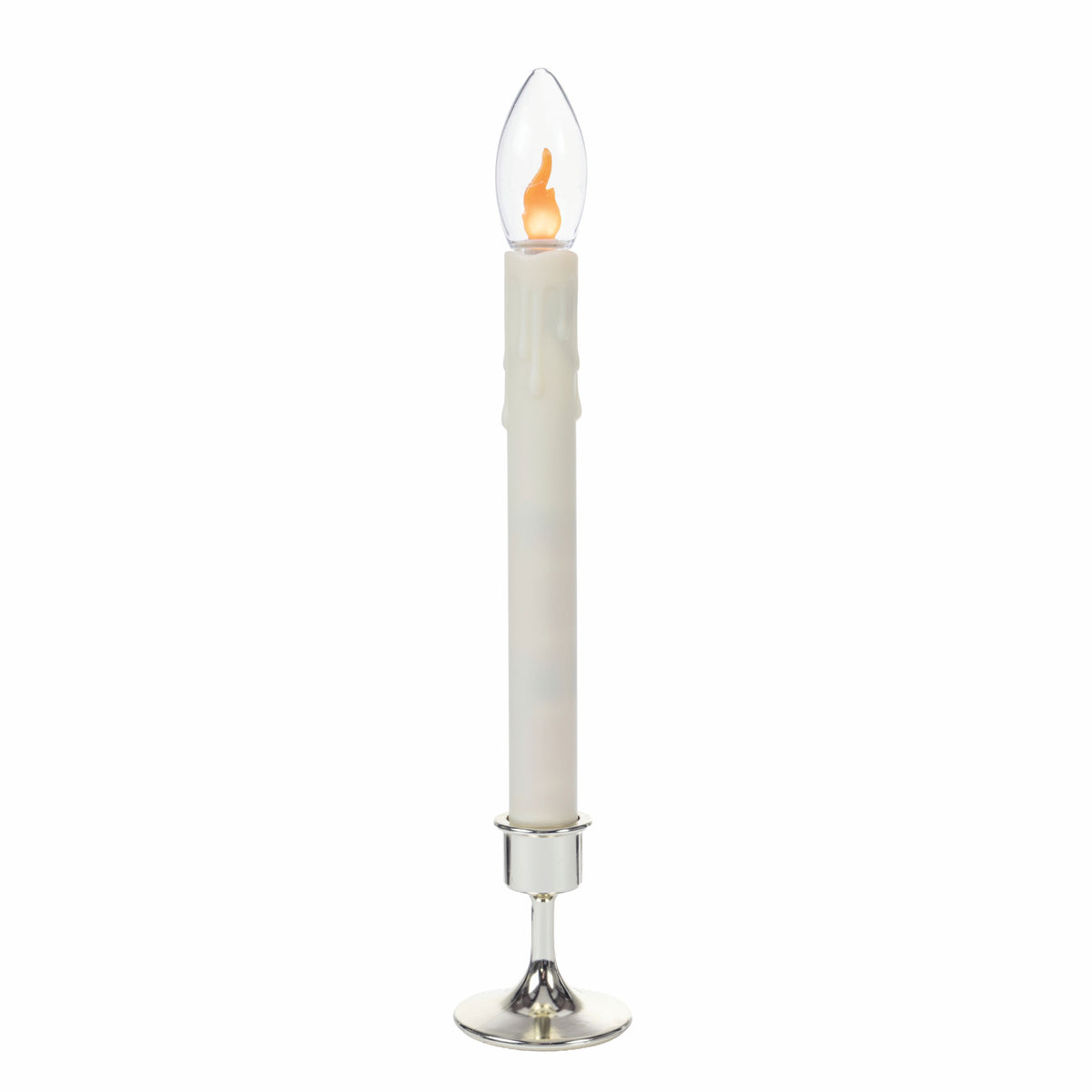 8" Battery Operated Taper Candle w/ Holder and Suction Cup (Retail Box)
