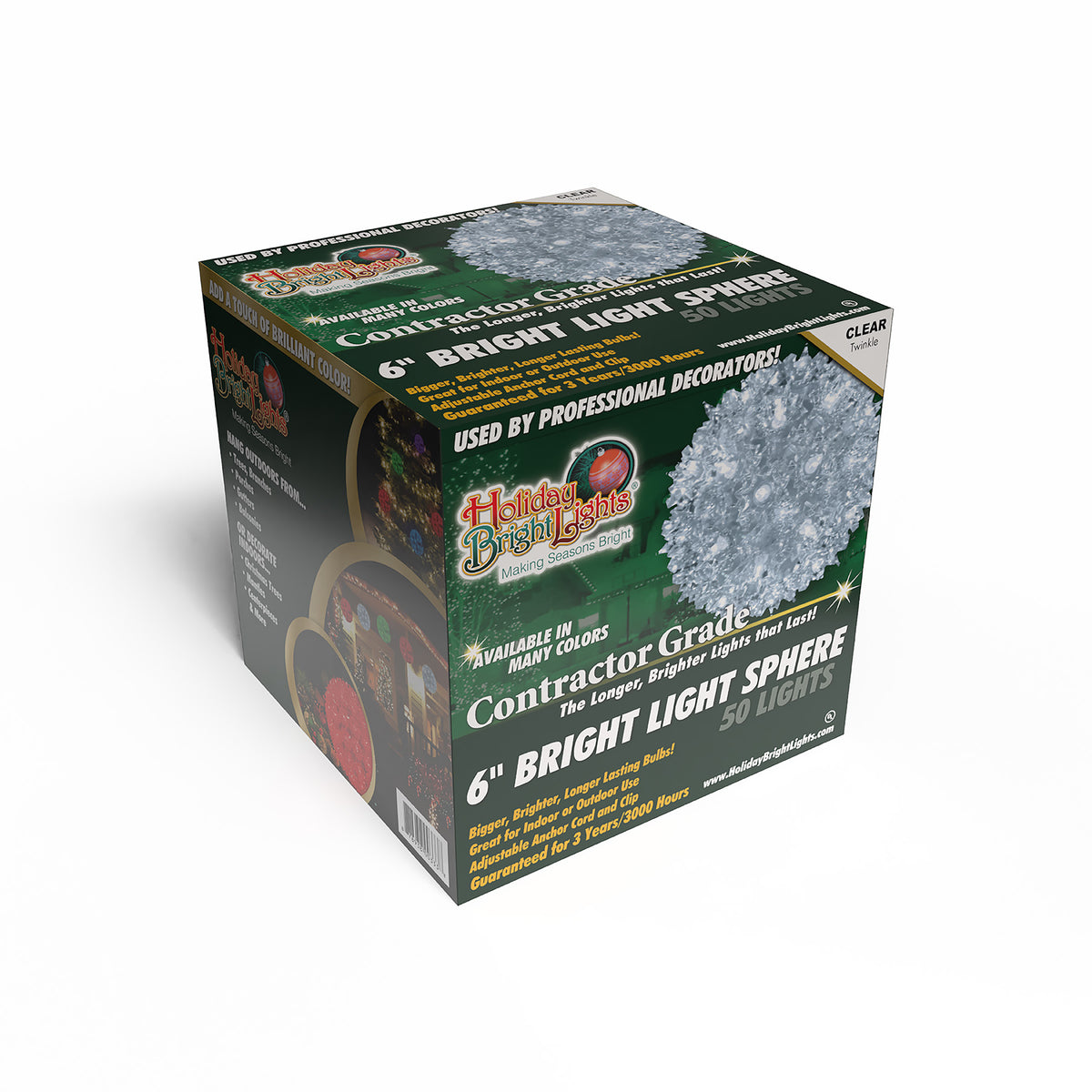 6" Incandescent 50L Starlight Spheres (Retail Box)