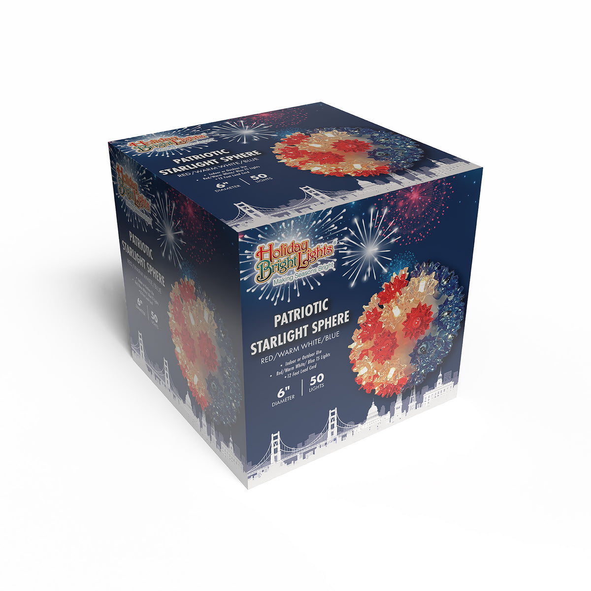 6" Incandescent 50L Starlight Spheres (Retail Box)