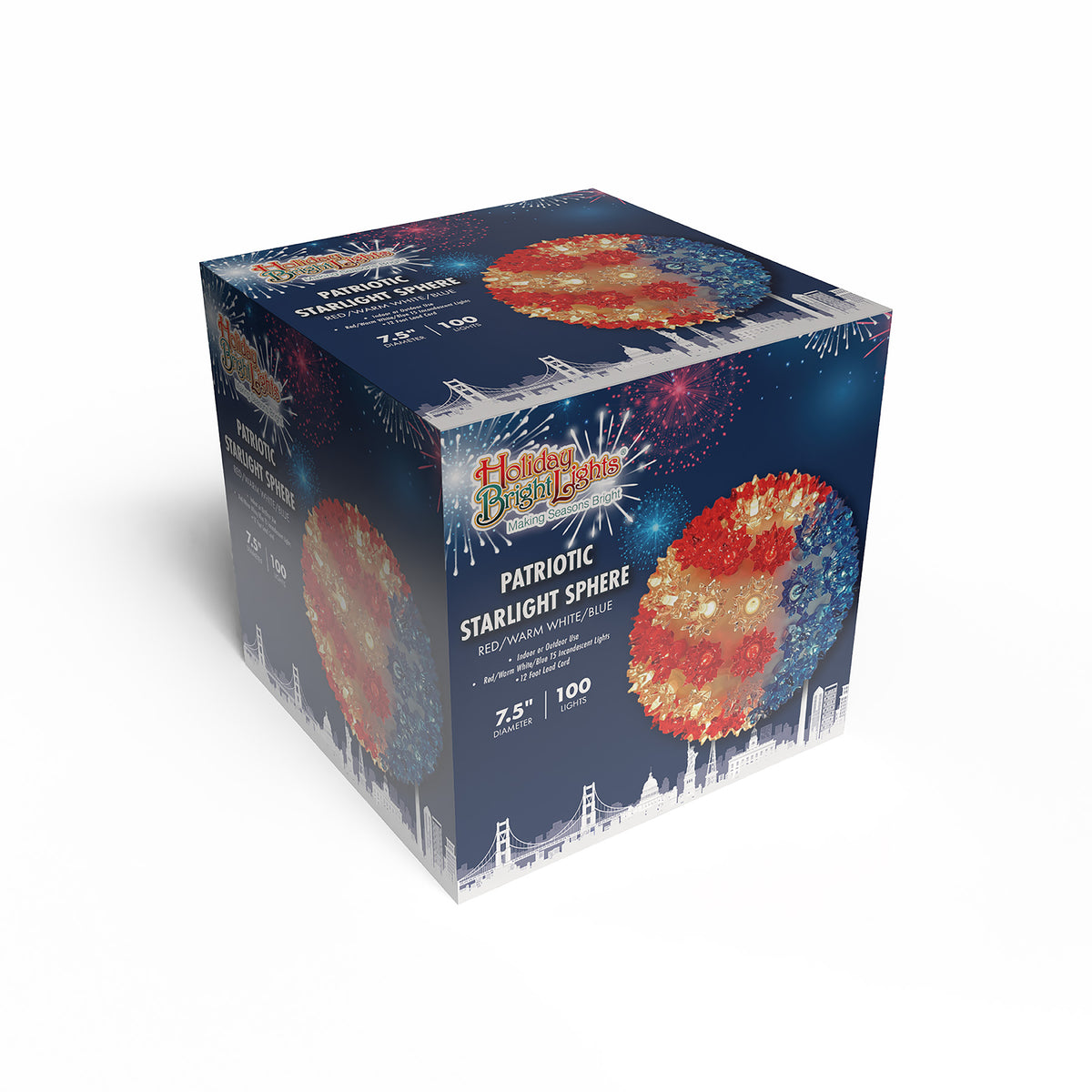 7.5" Incandescent 100L Starlight Spheres (Retail Box)