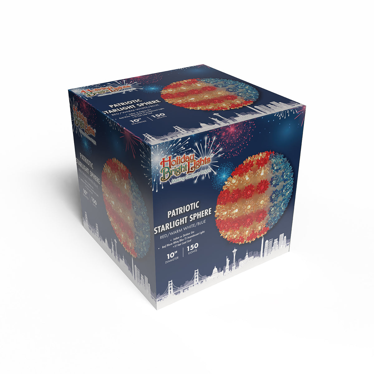 10" Incandescent 150L Starlight Spheres (Retail Box)