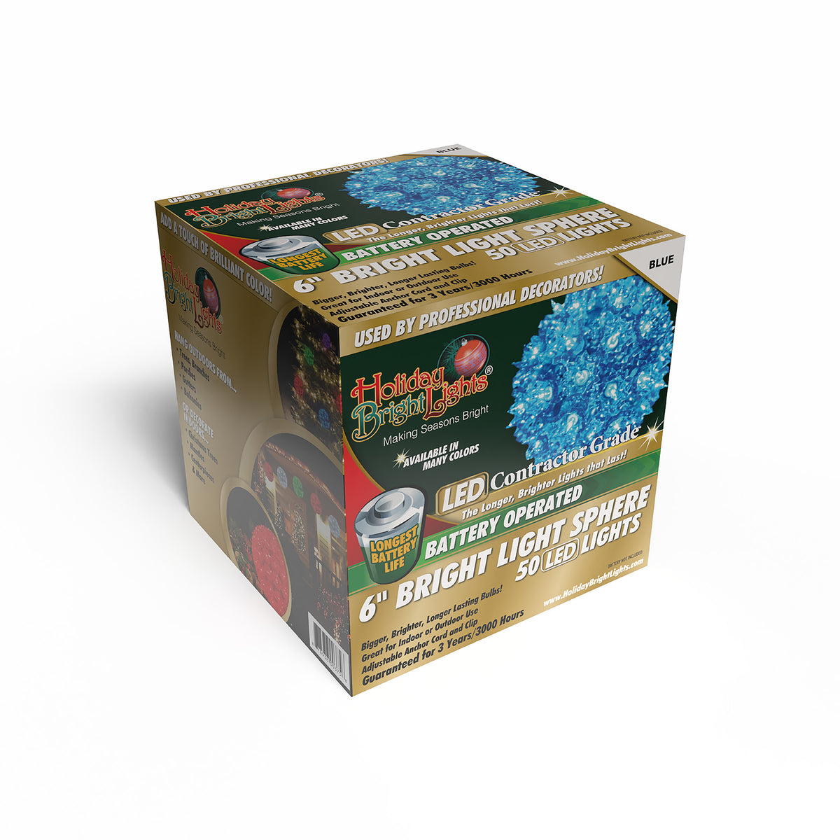 6" 50L Battery Operated Starlight Spheres (Retail Box)