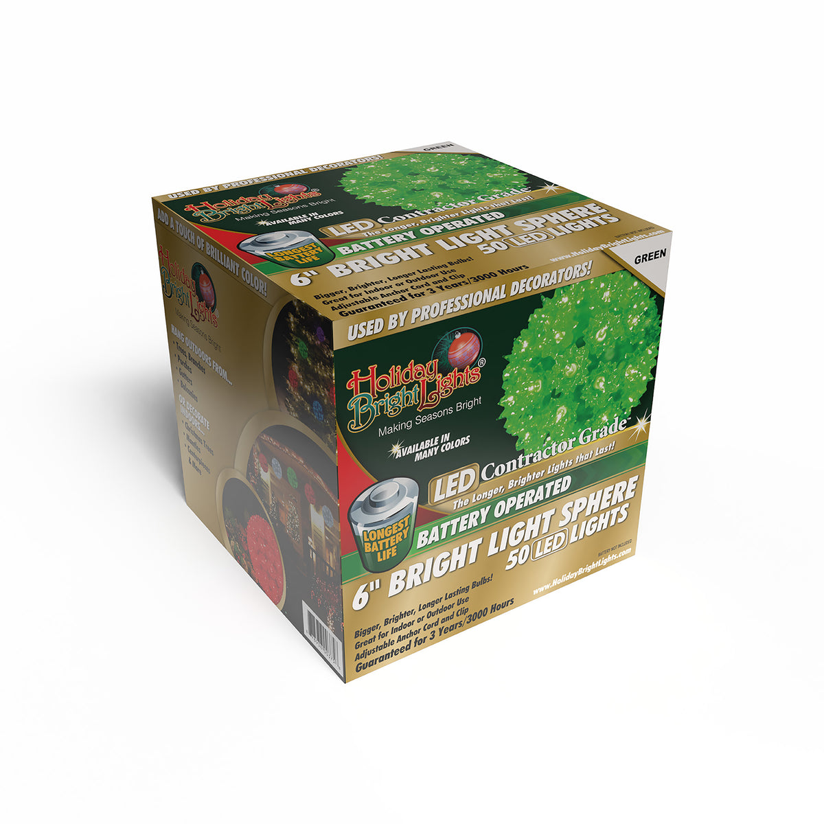 6" 50L Battery Operated Starlight Spheres (Retail Box)