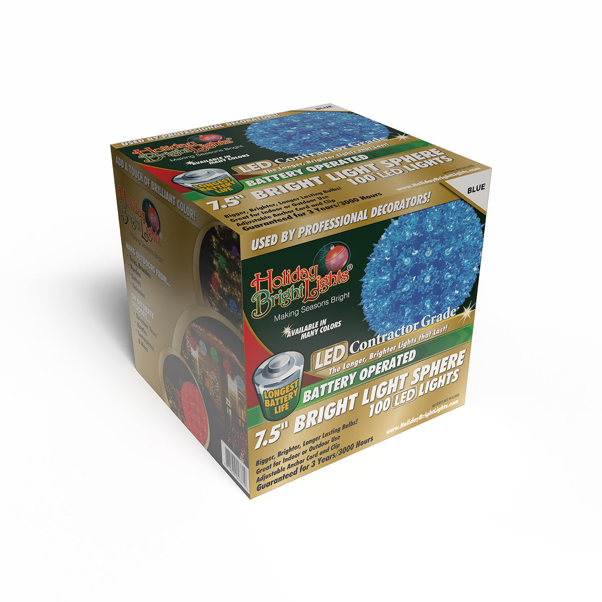 7.5" 100L Battery Operated Starlight Spheres (Retail Box)